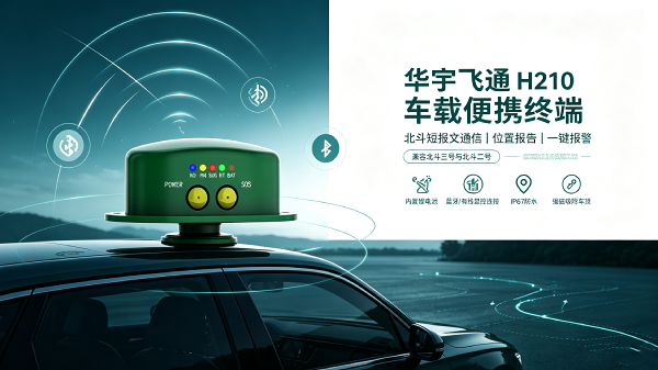 华宇飞通车载便携终端，强化北斗短报文户外应急保障能力