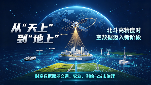 从“天上”到“地上”北斗高精度时空数据迈入新阶段